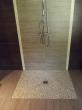 Sol (30x60) faïence (15x60 et 30x60) + Douche italienne en galet 120x90