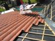 tuiles et noue en zinc