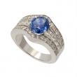 bague diamants saphir