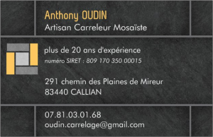 Logo de Anthony oudin Artisan