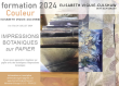 IMPRESSIONS ECOPRINT sur PAPIER avec ELISABETH CULSHAW