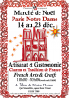 MARCHE DE NOEL Paris NOTRE DAME art de vivre et made in France